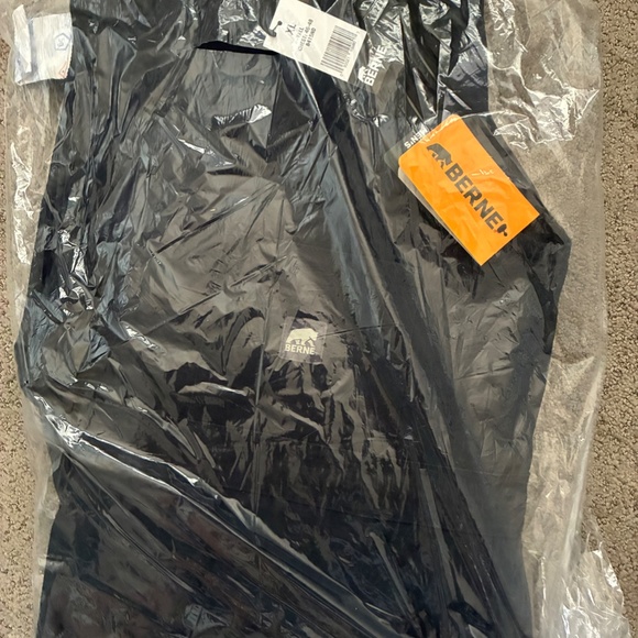 Berne Heritage Insulated Duck Bib Overall Navy XL Tall - Picture 4 of 4